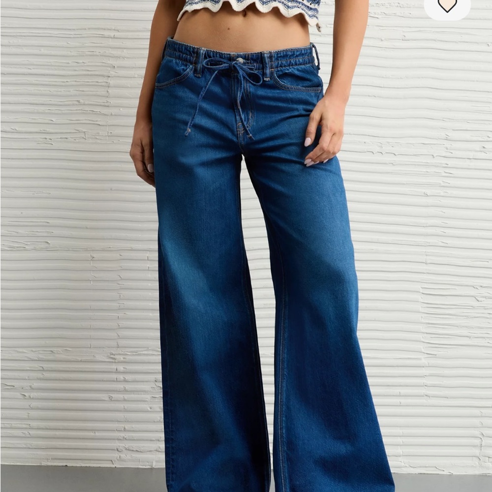 American Eagle Outfitters Dark Blue Flare Jeans
